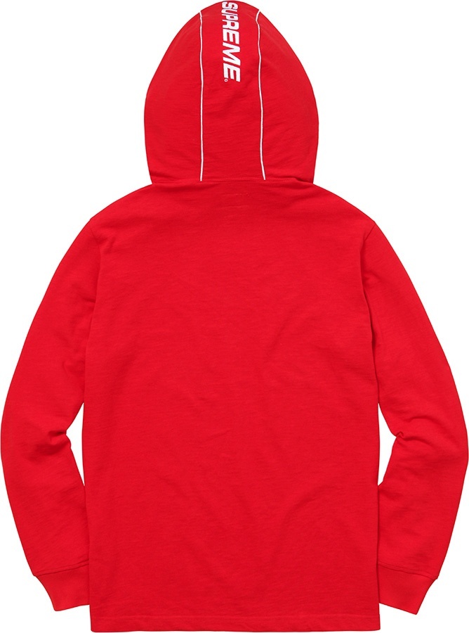 Hooded Stripe L/S Top view 3
